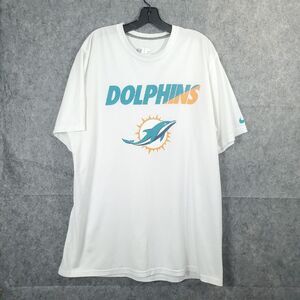 Miami Dolphins Shirt Mens XL Nike Pro Equipment Training Performance On Field